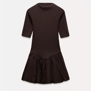 Zara Dark Brown Mini Dress